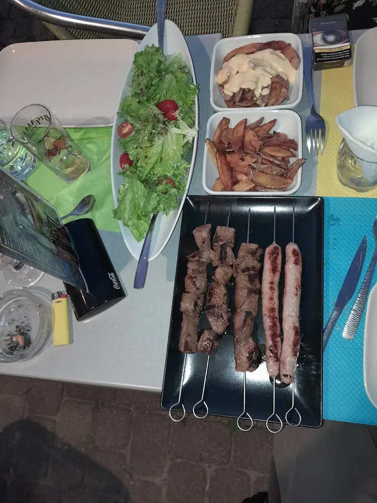 Brochette de Boeuf Et Chipolatas